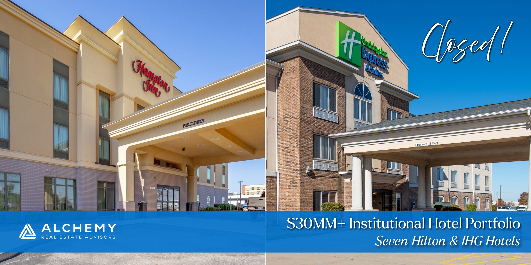 Alchemy Sells $30MM+ Institutional Hotel Portfolio